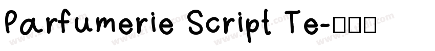 Parfumerie Script Te字体转换